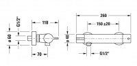 TERMOSTATICA DUCHA B1 DURAVIT